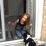 Kids torn your screen door? We can help, we re-screen screen doors on site
